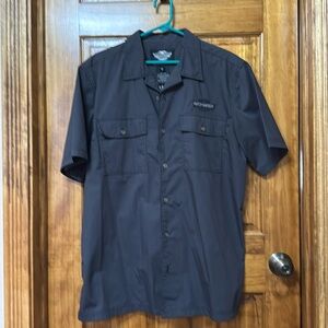 NWOT Harley Davidson men’s large tall button down shirt